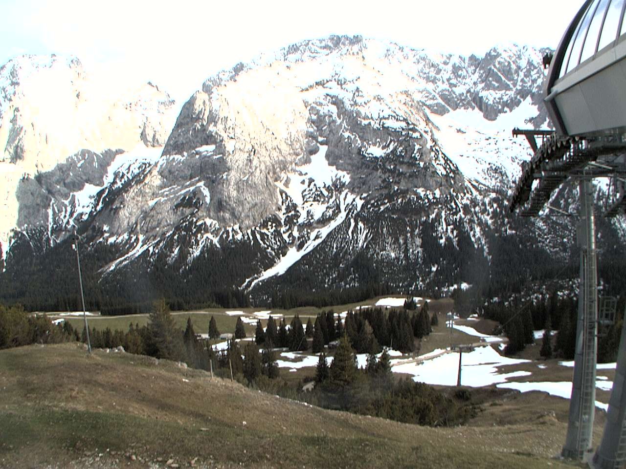 Archiv Foto Webcam Bergstation Sesselbahn Gaistal, Ehrwalder Alm