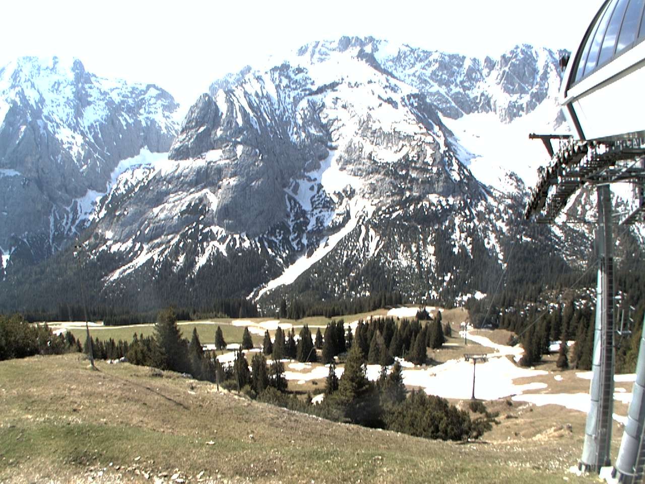 Archiv Foto Webcam Bergstation Sesselbahn Gaistal, Ehrwalder Alm