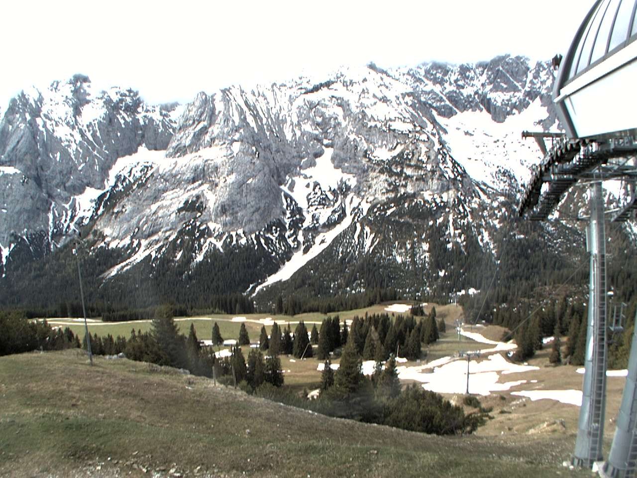 Archiv Foto Webcam Bergstation Sesselbahn Gaistal, Ehrwalder Alm