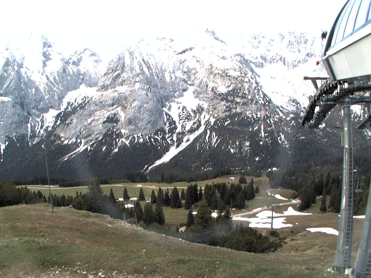 Archiv Foto Webcam Bergstation Sesselbahn Gaistal, Ehrwalder Alm