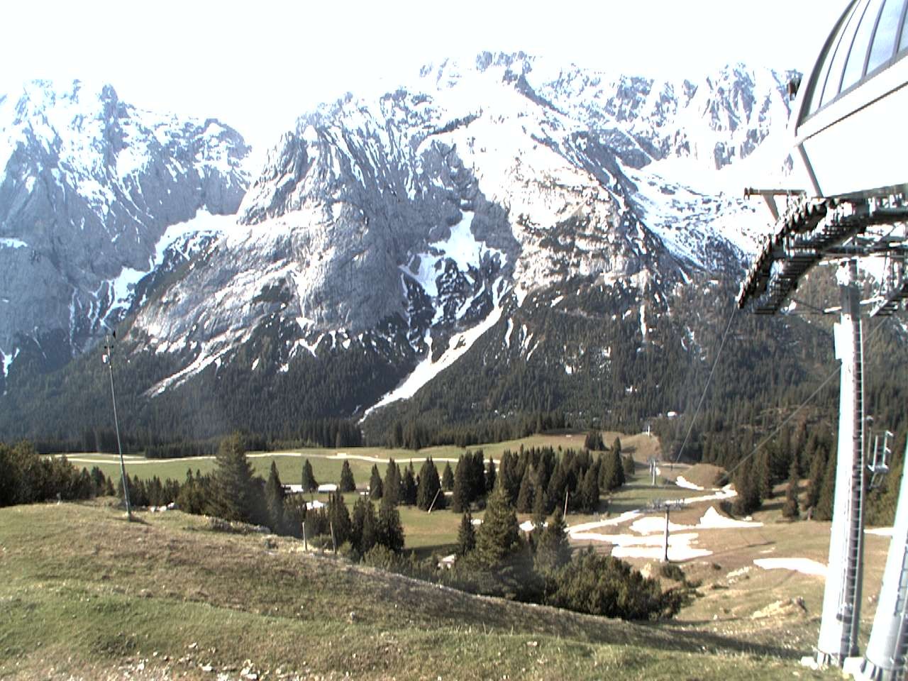 Archiv Foto Webcam Bergstation Sesselbahn Gaistal, Ehrwalder Alm