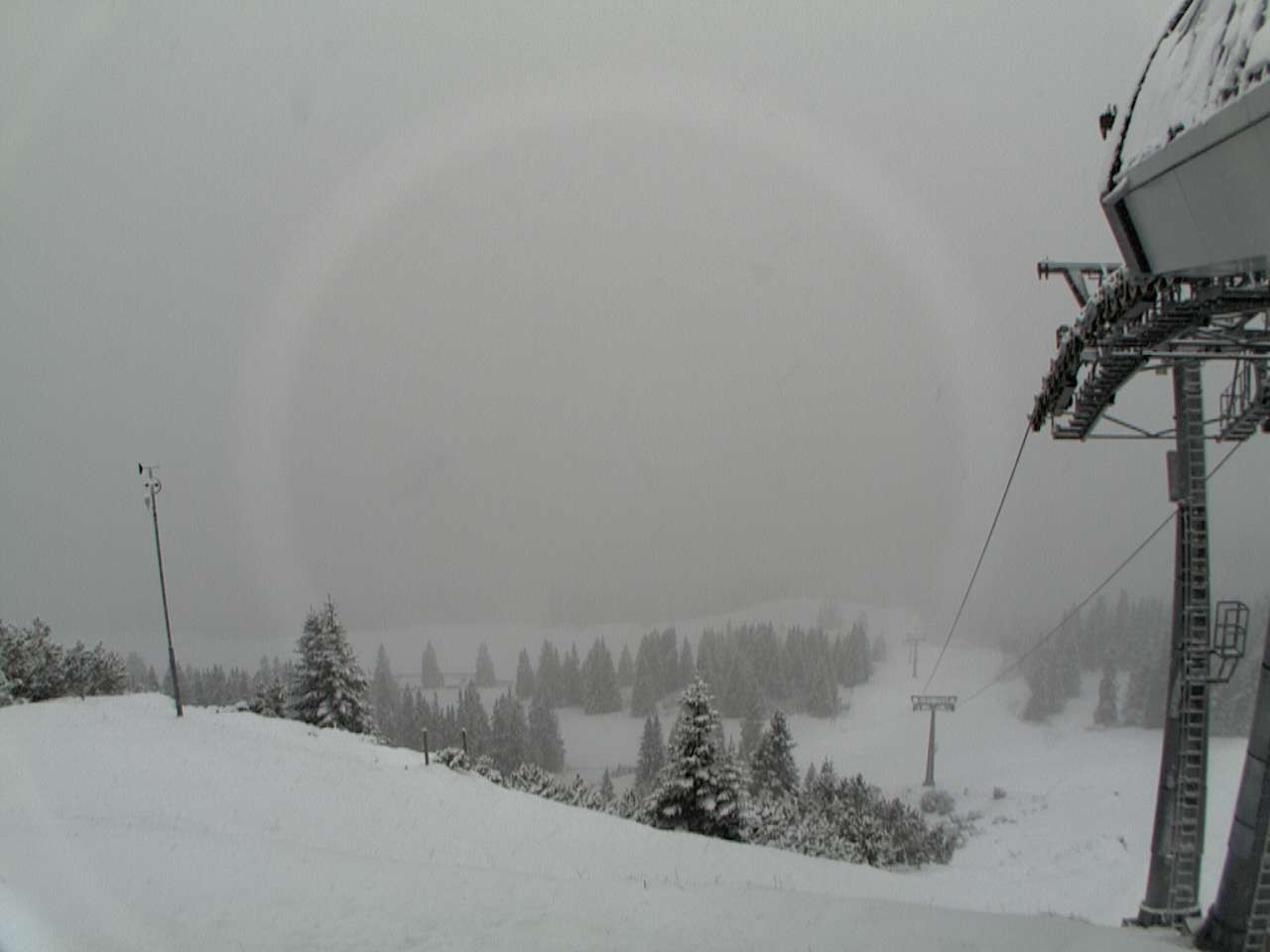 Archiv Foto Webcam Bergstation Sesselbahn Gaistal, Ehrwalder Alm