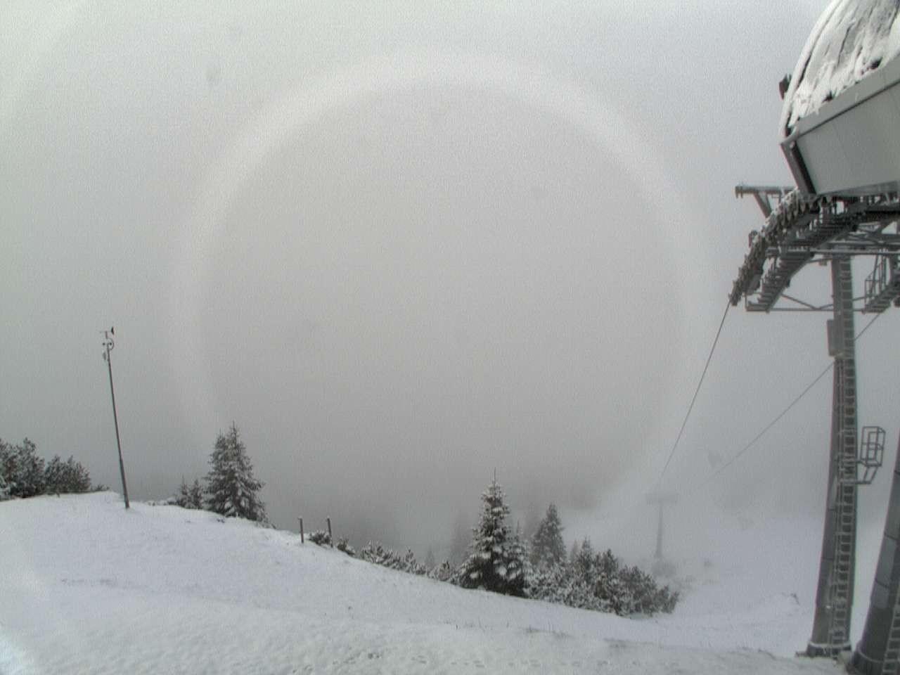 Archiv Foto Webcam Bergstation Sesselbahn Gaistal, Ehrwalder Alm