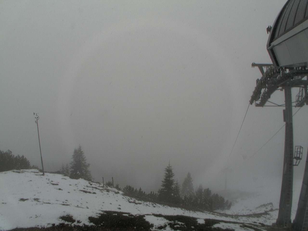 Archiv Foto Webcam Bergstation Sesselbahn Gaistal, Ehrwalder Alm