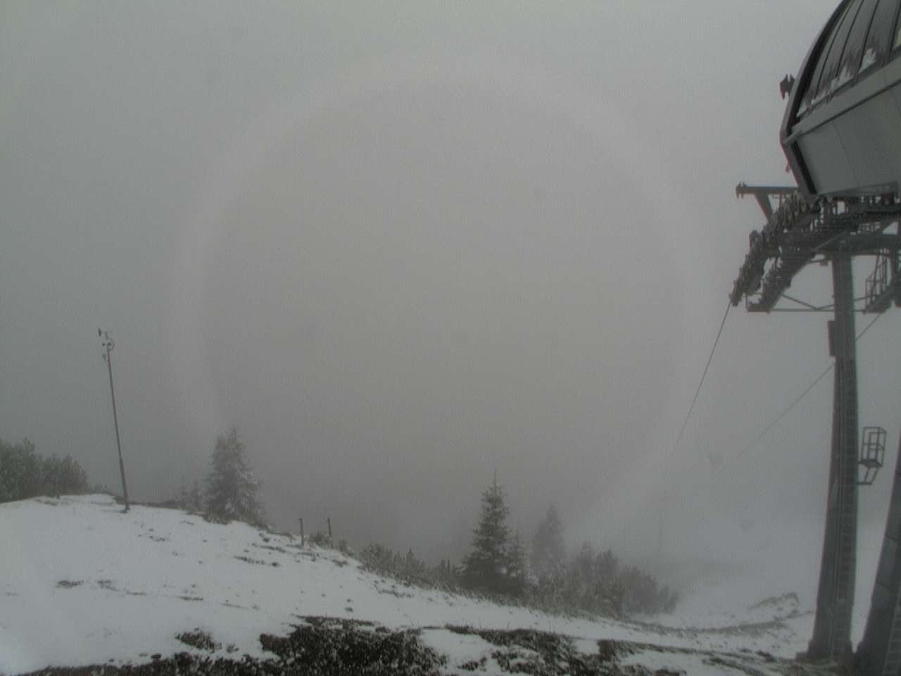 Archiv Foto Webcam Bergstation Sesselbahn Gaistal, Ehrwalder Alm