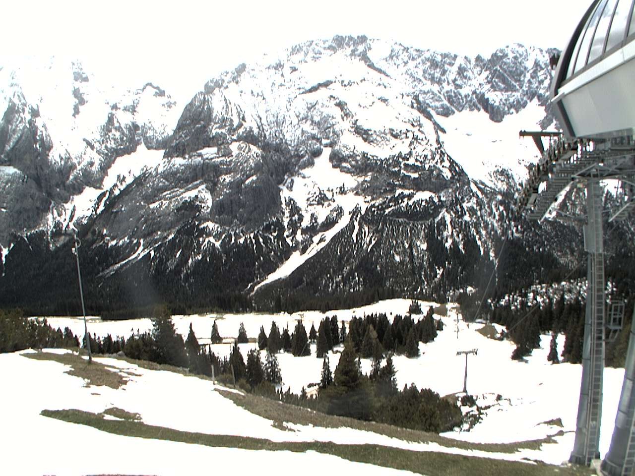 Archiv Foto Webcam Bergstation Sesselbahn Gaistal, Ehrwalder Alm