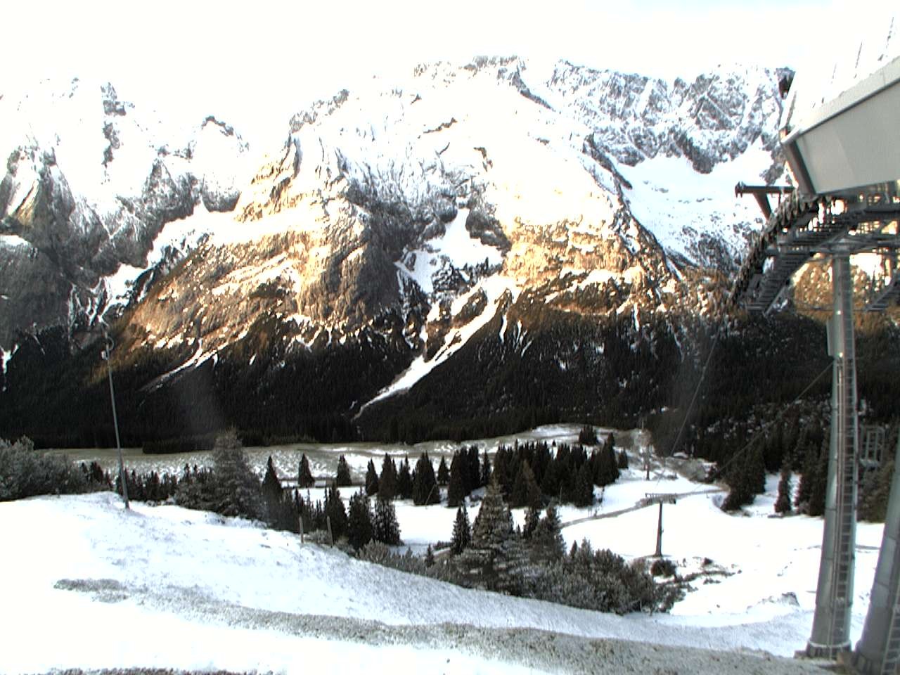 Archiv Foto Webcam Bergstation Sesselbahn Gaistal, Ehrwalder Alm