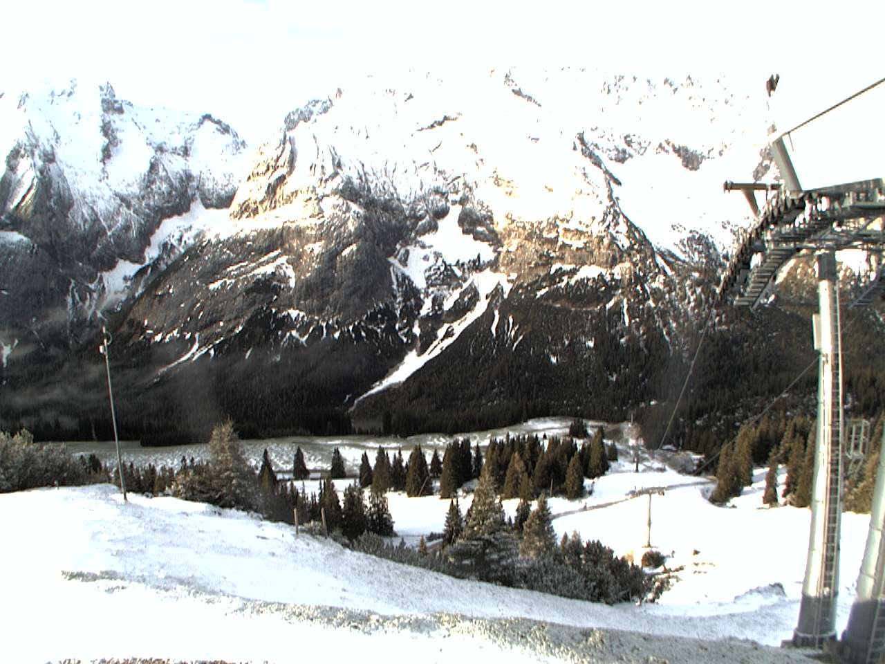 Archiv Foto Webcam Bergstation Sesselbahn Gaistal, Ehrwalder Alm