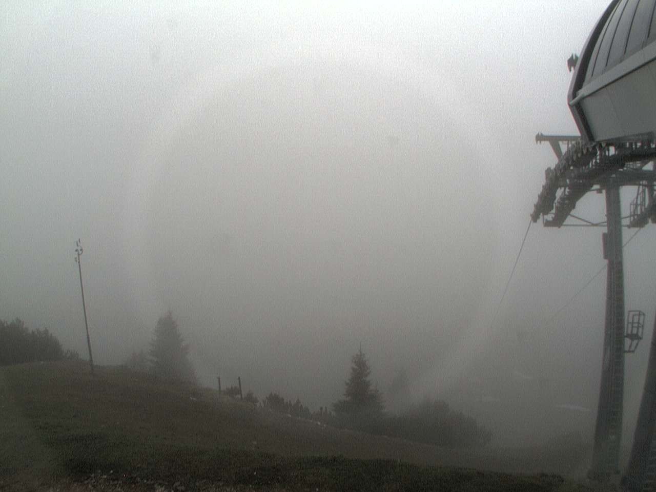 Archived image Webcam mountain station chairlift "Gaistal", "Ehrwalder Alm"