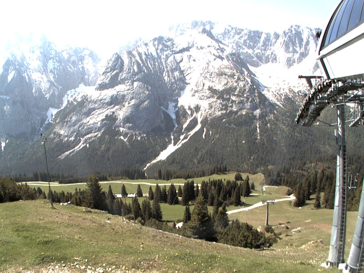 Archiv Foto Webcam Bergstation Sesselbahn Gaistal, Ehrwalder Alm