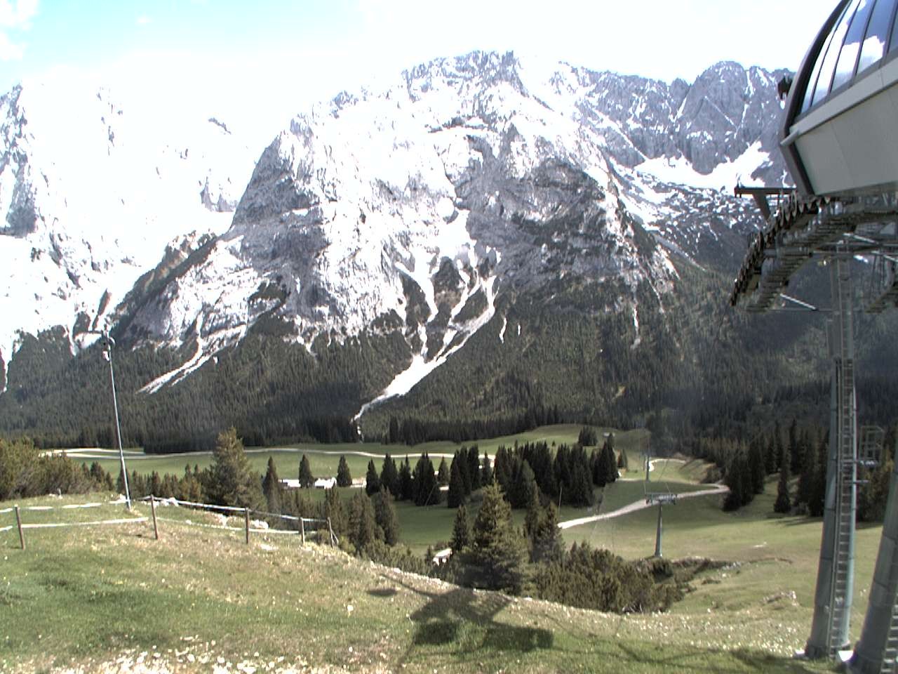 Archiv Foto Webcam Bergstation Sesselbahn Gaistal, Ehrwalder Alm