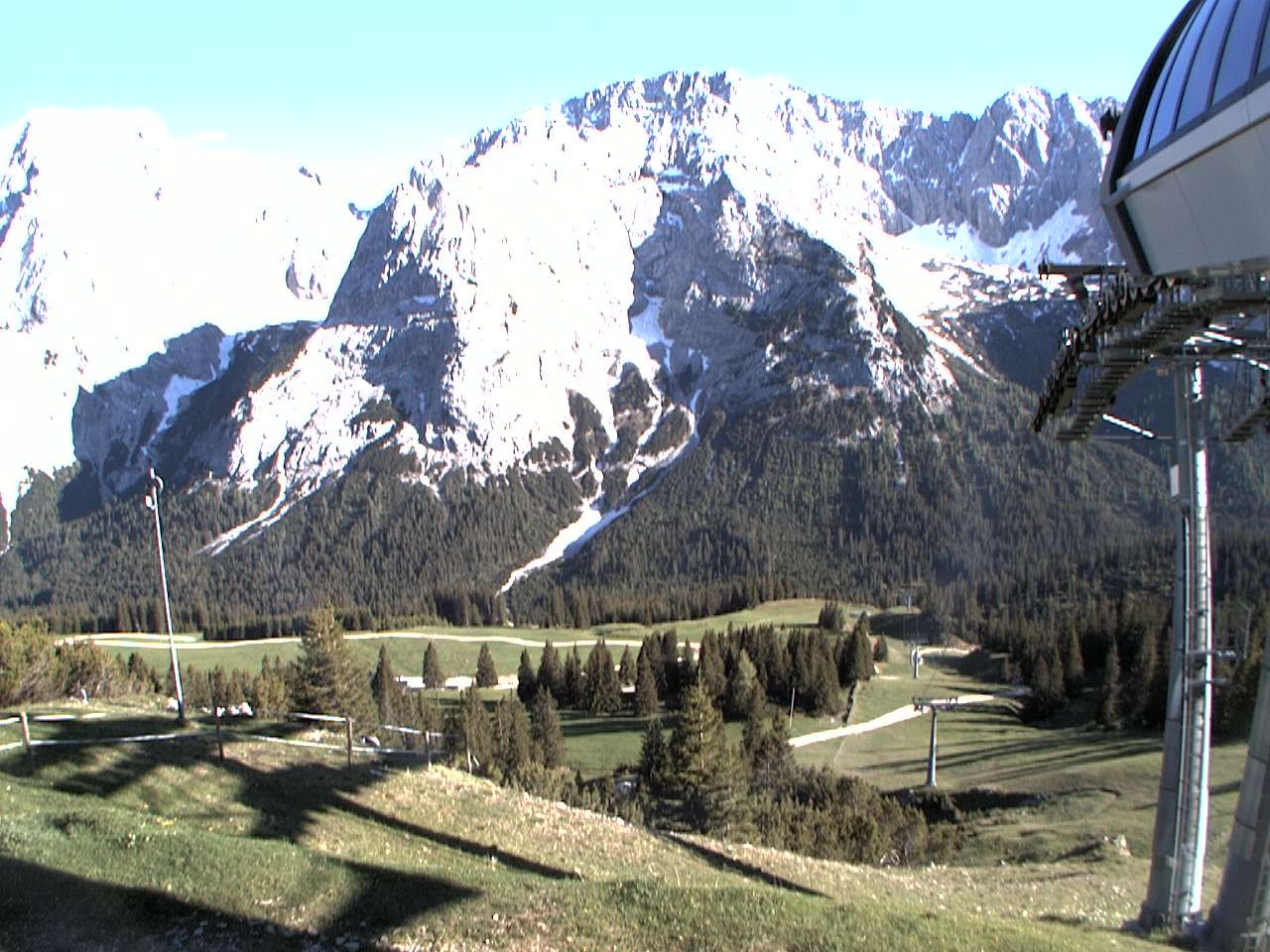Archiv Foto Webcam Bergstation Sesselbahn Gaistal, Ehrwalder Alm