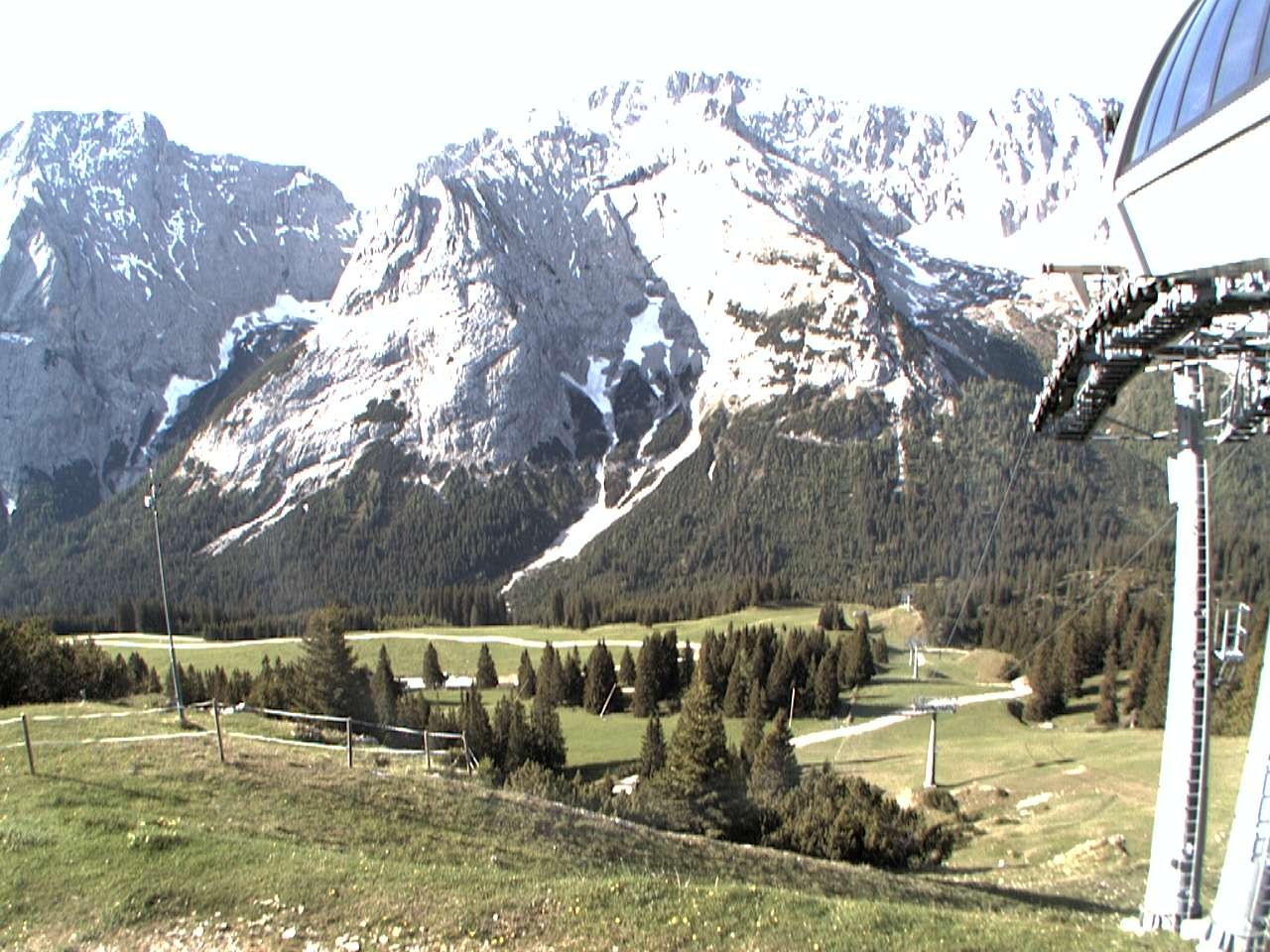 Archiv Foto Webcam Bergstation Sesselbahn Gaistal, Ehrwalder Alm