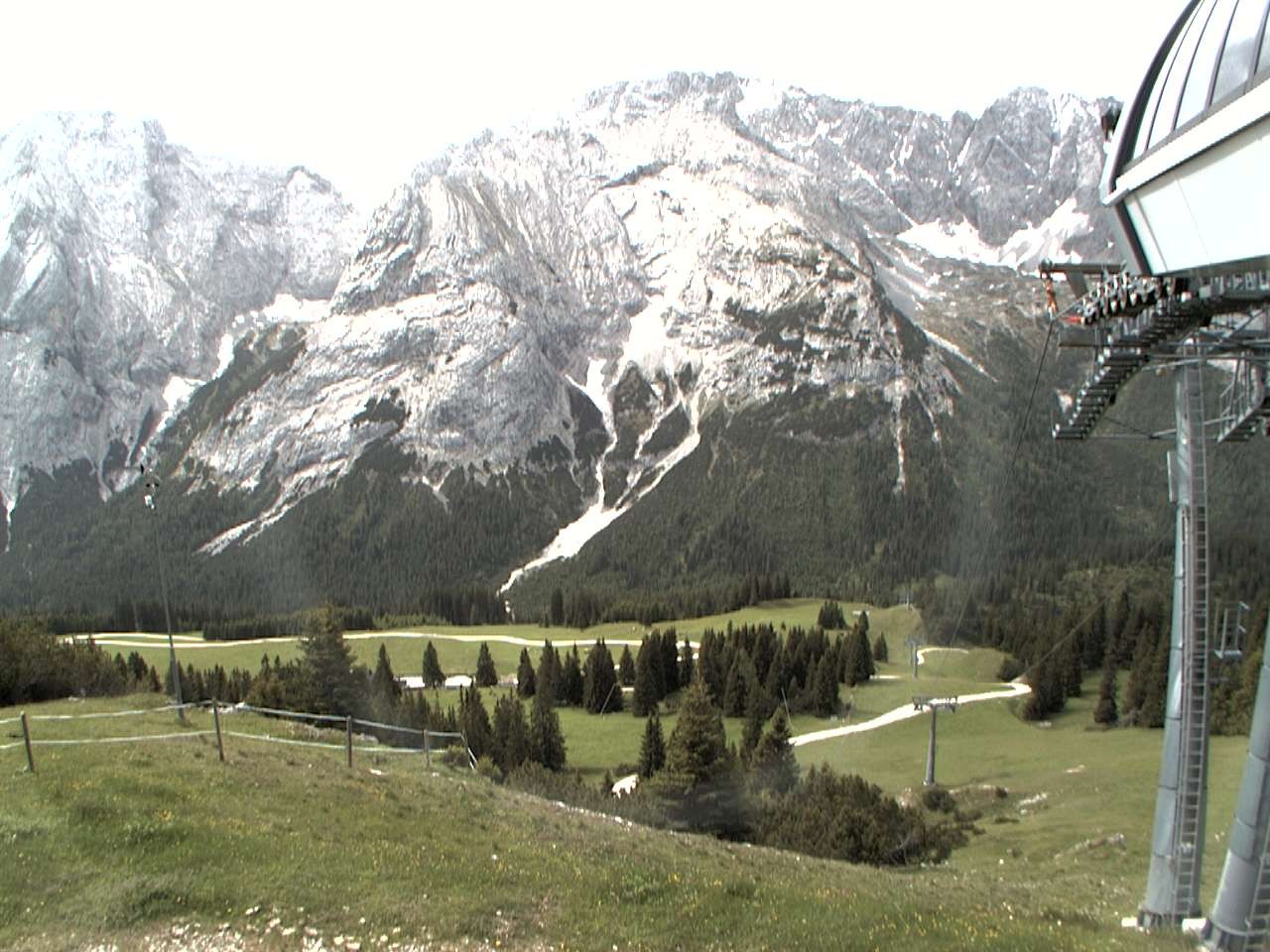Archiv Foto Webcam Bergstation Sesselbahn Gaistal, Ehrwalder Alm