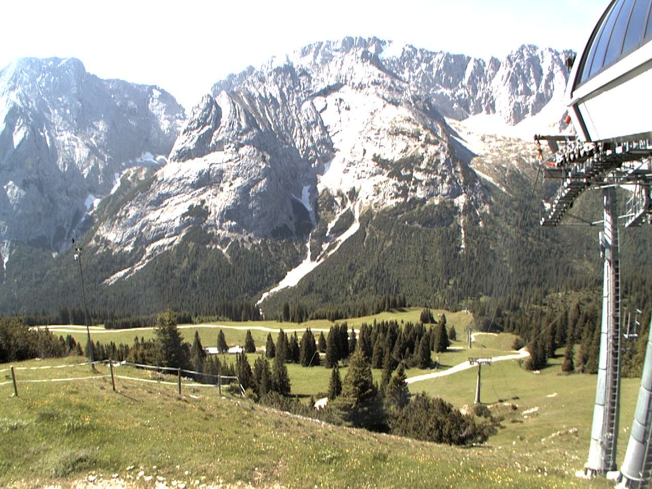 Archiv Foto Webcam Bergstation Sesselbahn Gaistal, Ehrwalder Alm