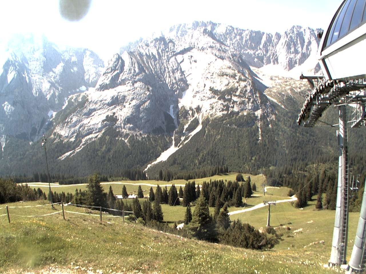 Archiv Foto Webcam Bergstation Sesselbahn Gaistal, Ehrwalder Alm