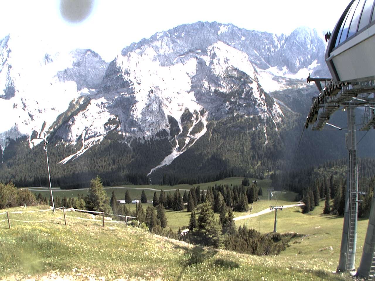 Archiv Foto Webcam Bergstation Sesselbahn Gaistal, Ehrwalder Alm