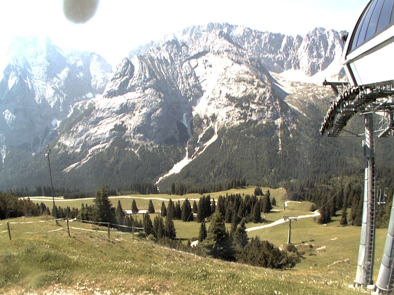 Archiv Foto Webcam Bergstation Sesselbahn Gaistal, Ehrwalder Alm