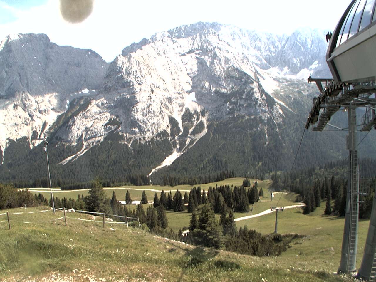 Archiv Foto Webcam Bergstation Sesselbahn Gaistal, Ehrwalder Alm