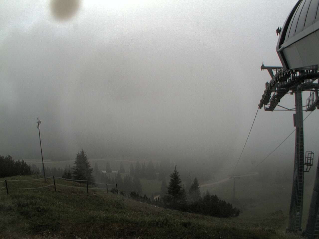 Archiv Foto Webcam Bergstation Sesselbahn Gaistal, Ehrwalder Alm