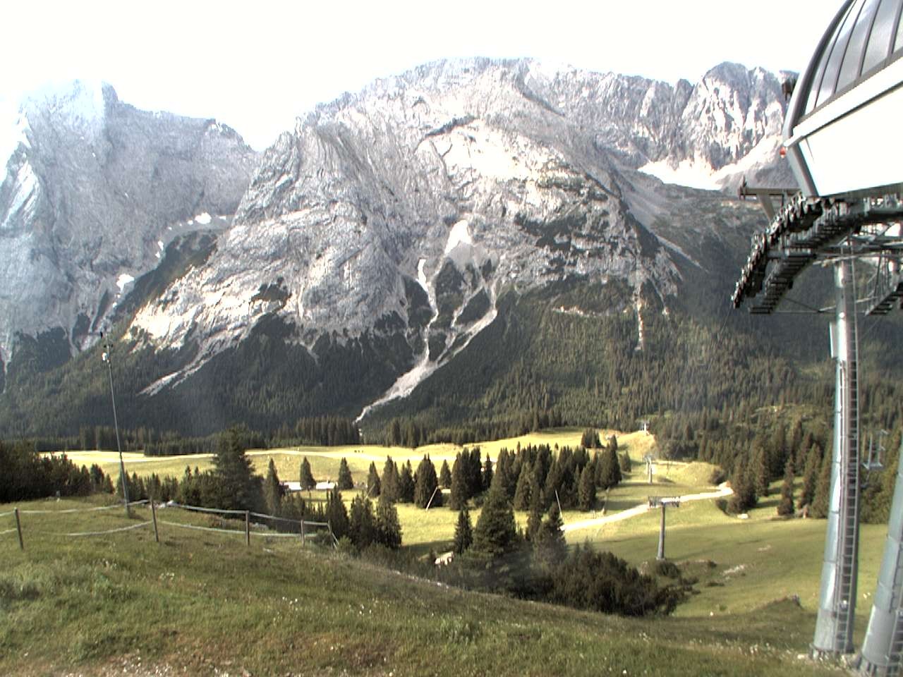 Archiv Foto Webcam Bergstation Sesselbahn Gaistal, Ehrwalder Alm