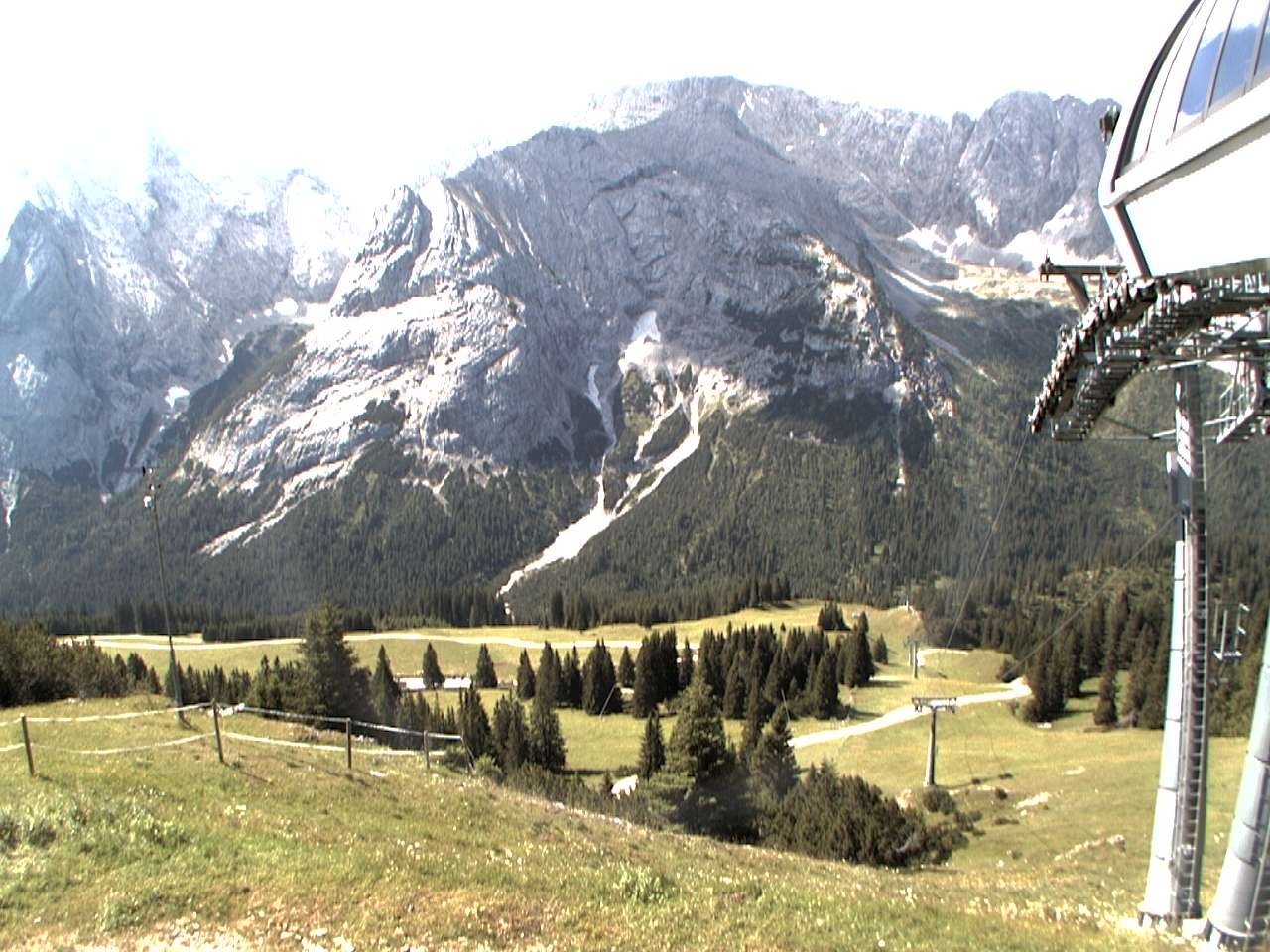 Archiv Foto Webcam Bergstation Sesselbahn Gaistal, Ehrwalder Alm