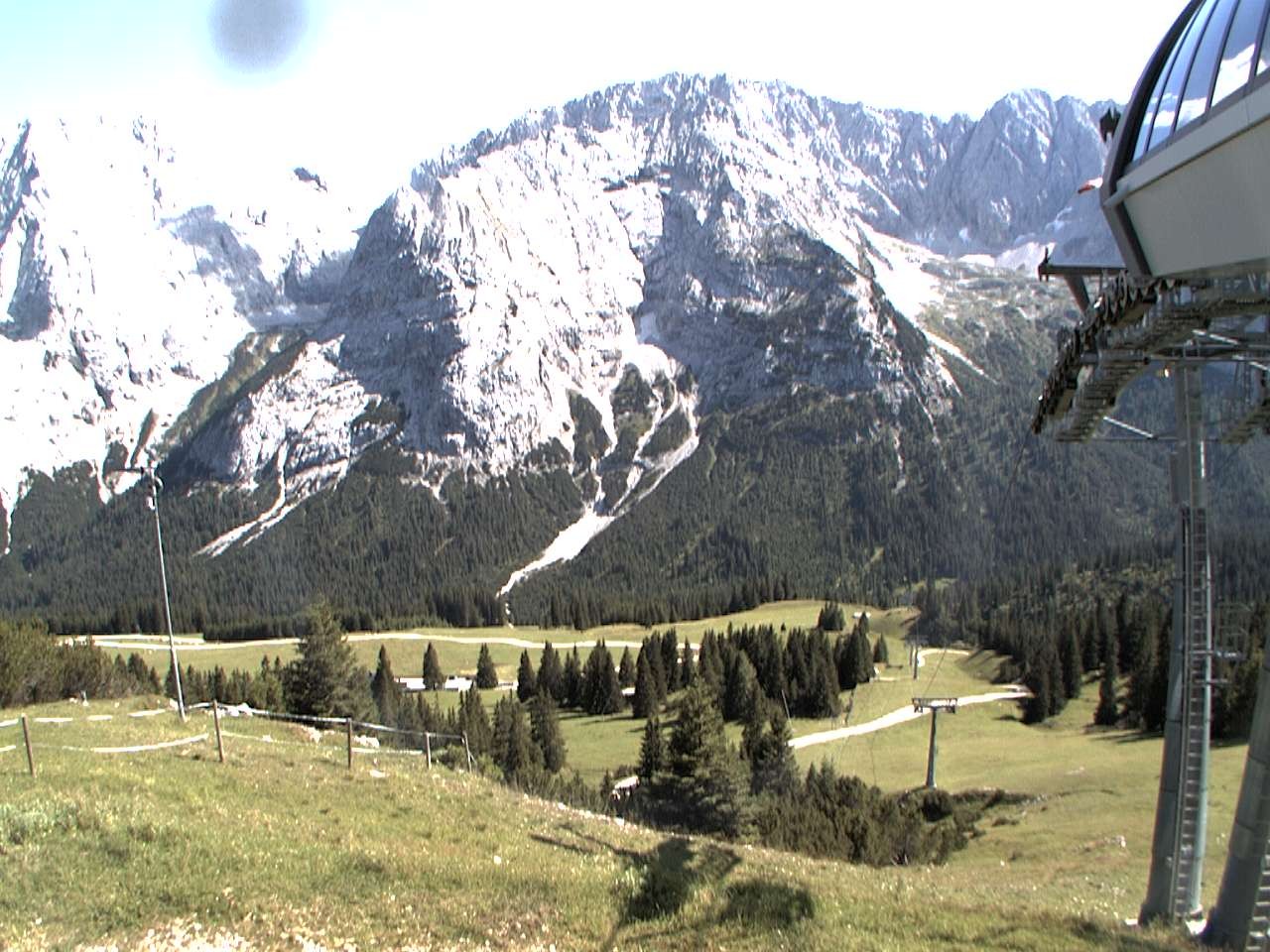 Archiv Foto Webcam Bergstation Sesselbahn Gaistal, Ehrwalder Alm