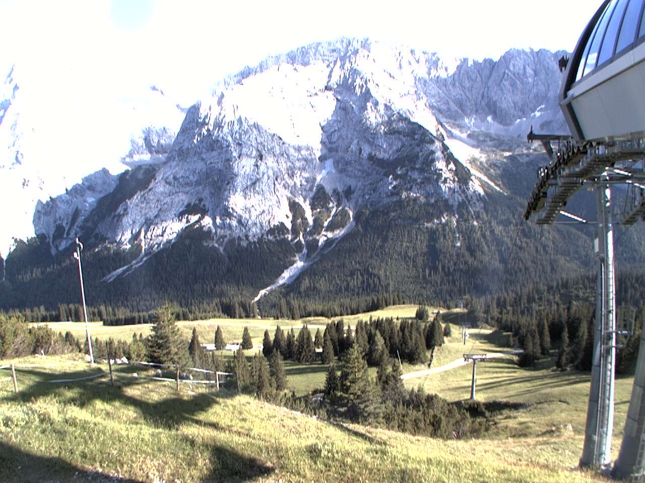 Archiv Foto Webcam Bergstation Sesselbahn Gaistal, Ehrwalder Alm