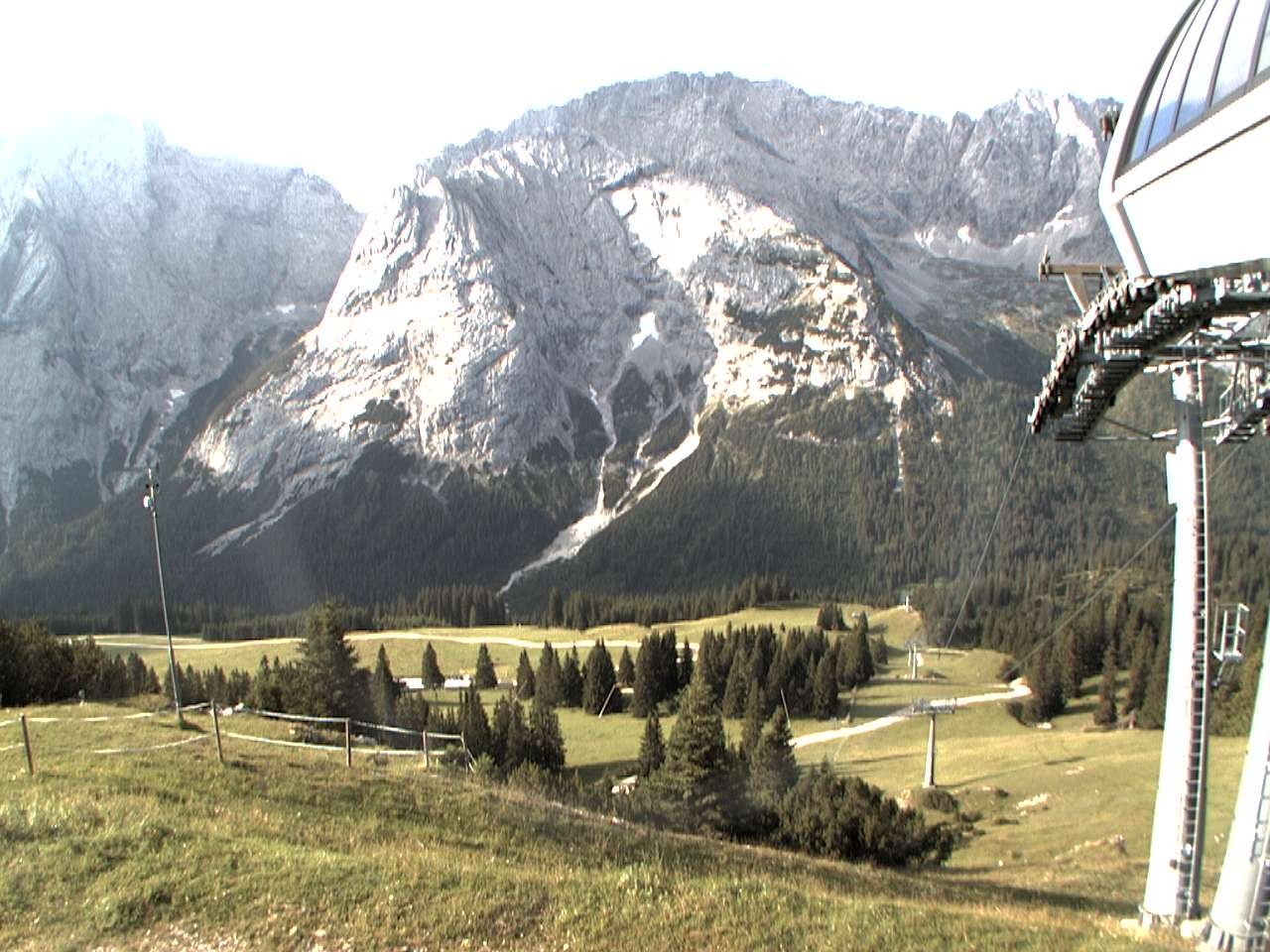 Archiv Foto Webcam Bergstation Sesselbahn Gaistal, Ehrwalder Alm