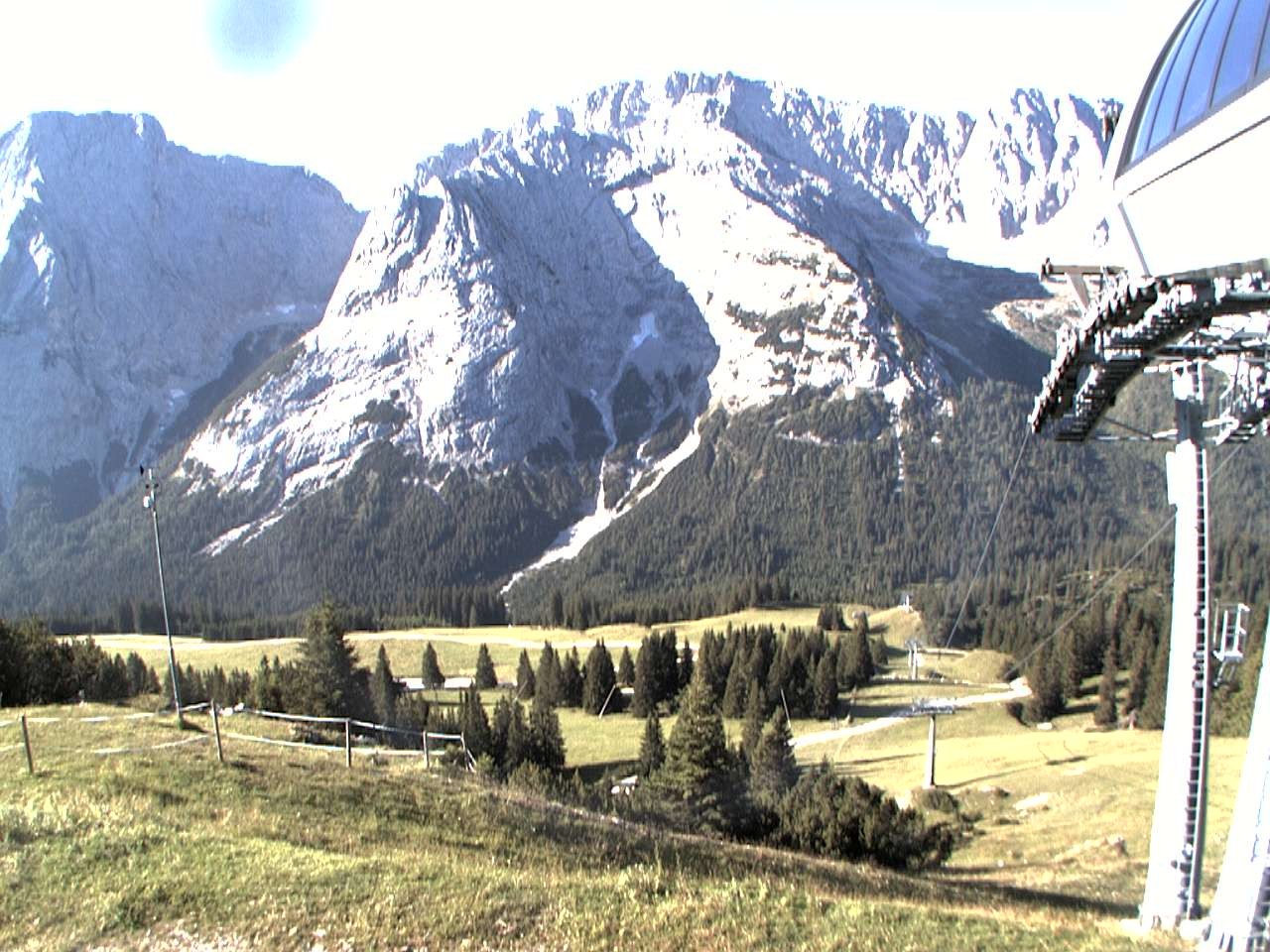 Archiv Foto Webcam Bergstation Sesselbahn Gaistal, Ehrwalder Alm