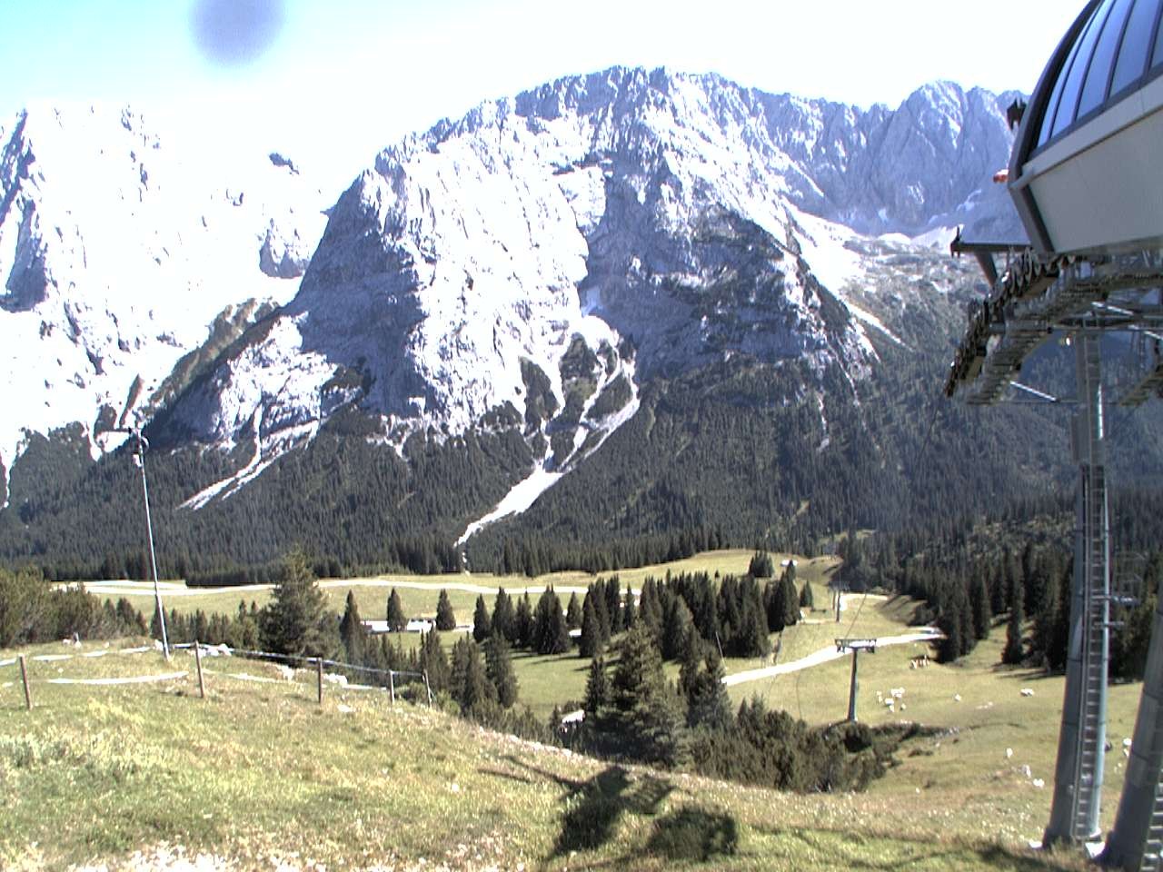 Archiv Foto Webcam Bergstation Sesselbahn Gaistal, Ehrwalder Alm