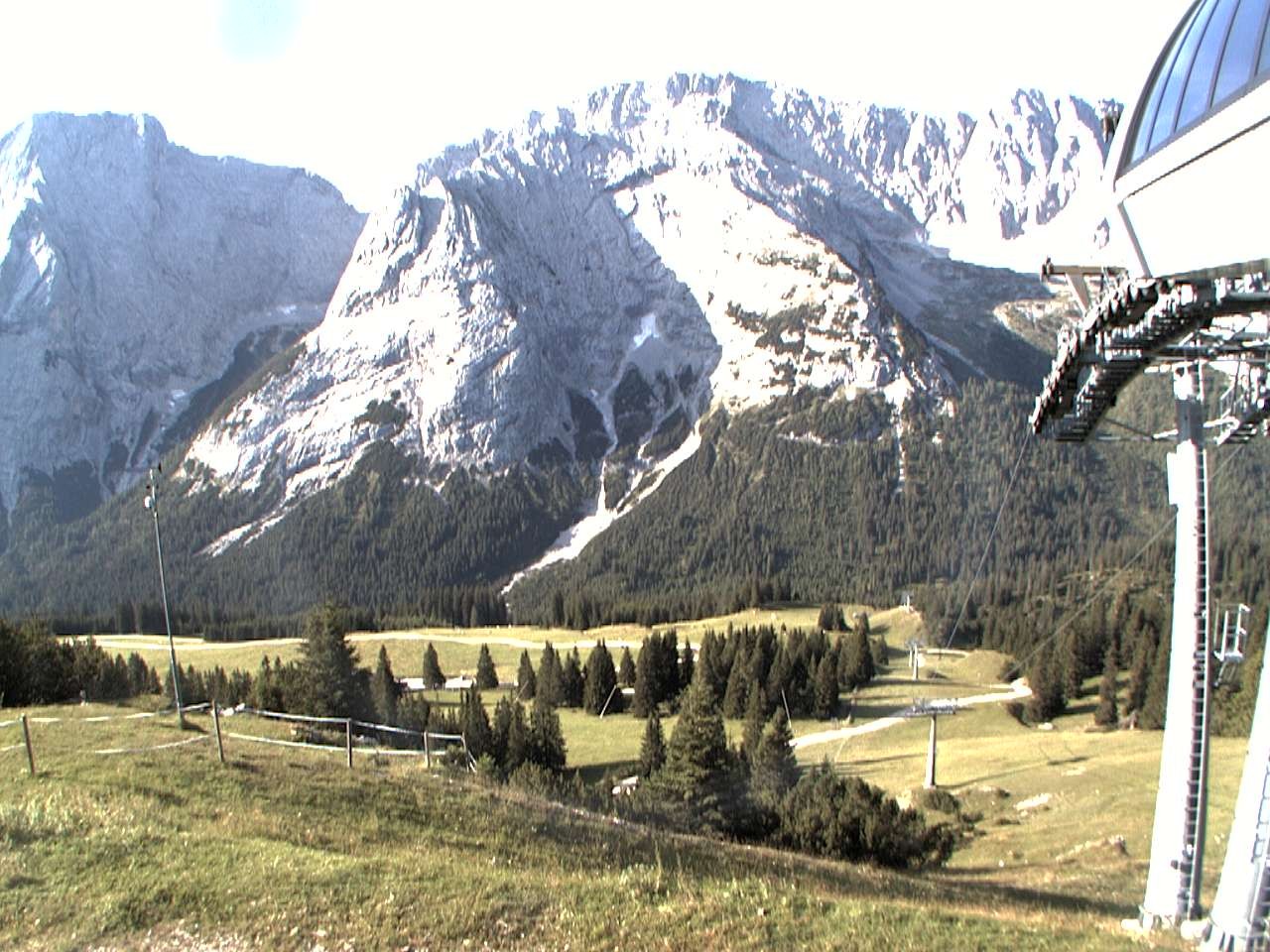 Archiv Foto Webcam Bergstation Sesselbahn Gaistal, Ehrwalder Alm