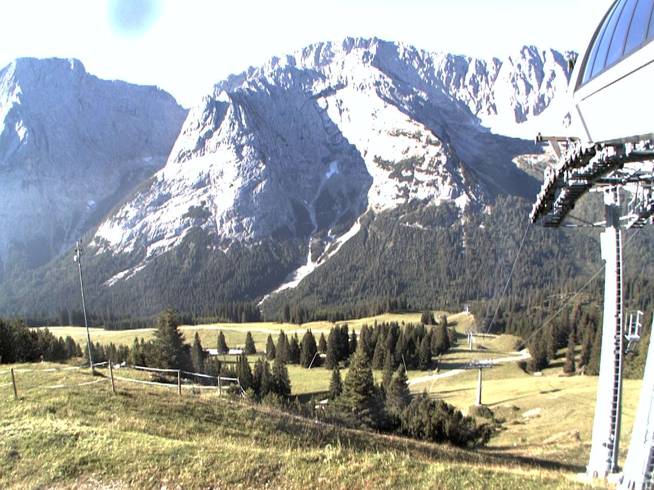 Archiv Foto Webcam Bergstation Sesselbahn Gaistal, Ehrwalder Alm