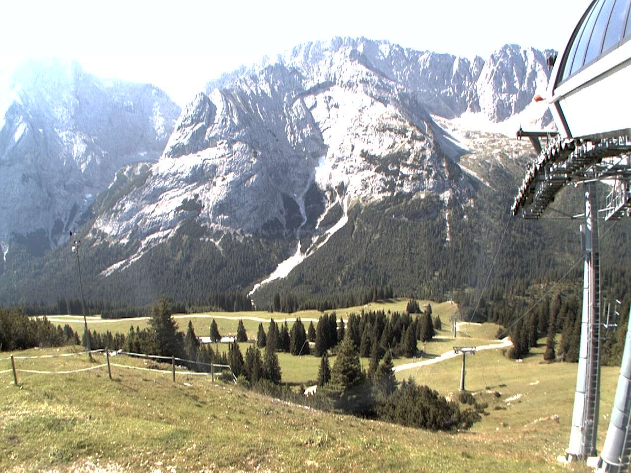 Archiv Foto Webcam Bergstation Sesselbahn Gaistal, Ehrwalder Alm