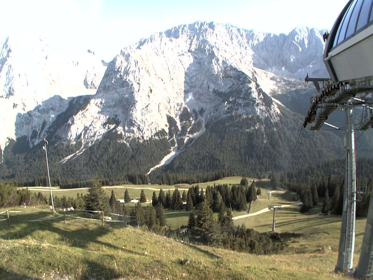 Archiv Foto Webcam Bergstation Sesselbahn Gaistal, Ehrwalder Alm