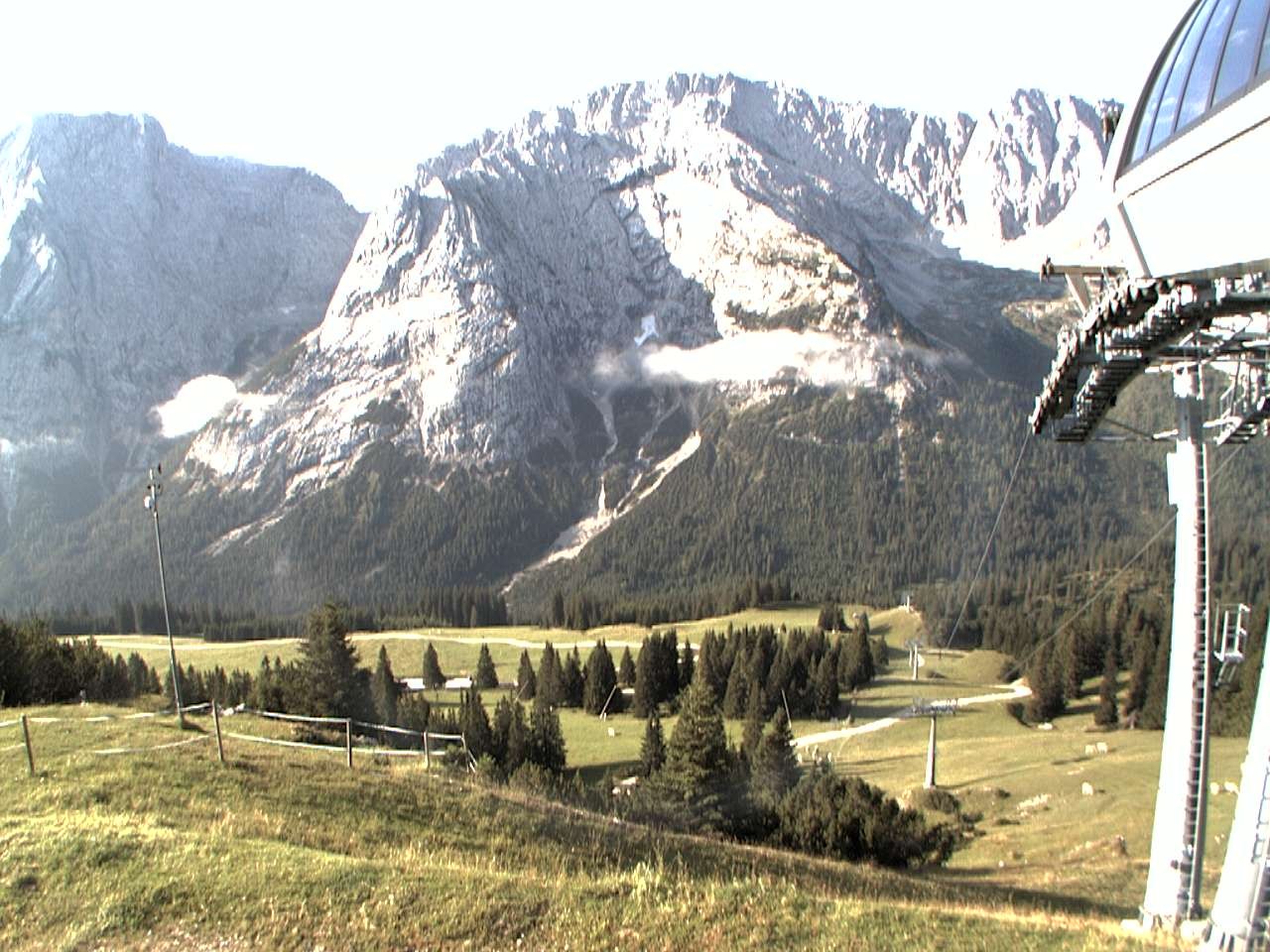 Archiv Foto Webcam Bergstation Sesselbahn Gaistal, Ehrwalder Alm