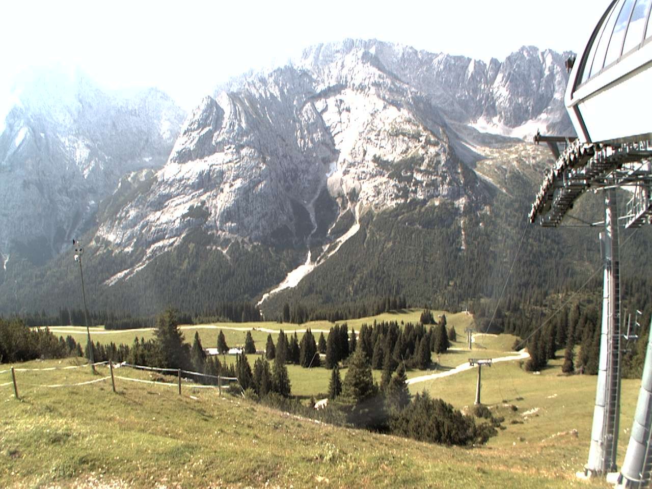 Archiv Foto Webcam Bergstation Sesselbahn Gaistal, Ehrwalder Alm