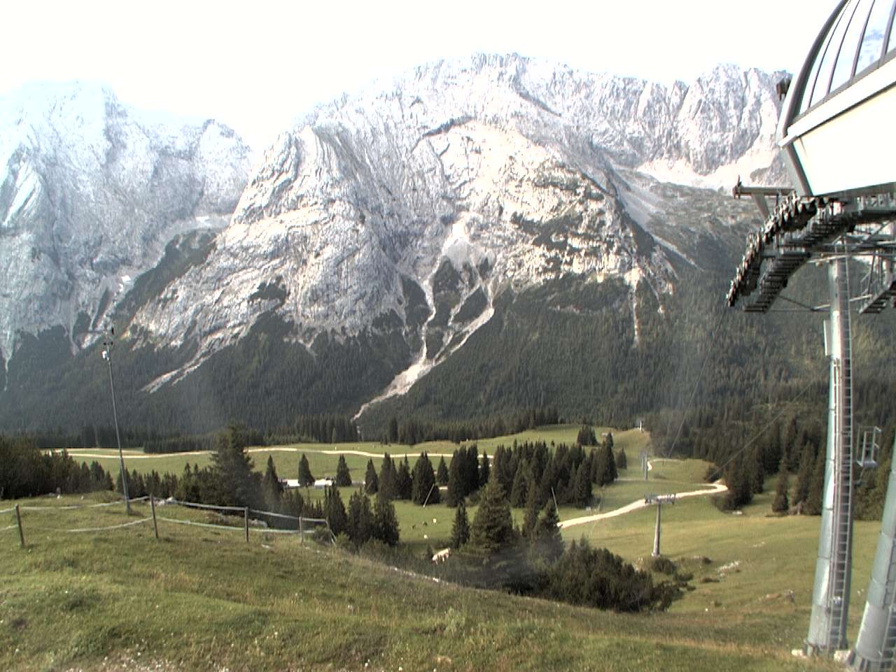 Archiv Foto Webcam Bergstation Sesselbahn Gaistal, Ehrwalder Alm