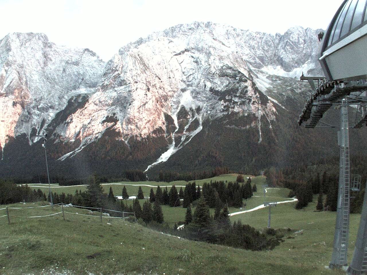 Archiv Foto Webcam Bergstation Sesselbahn Gaistal, Ehrwalder Alm