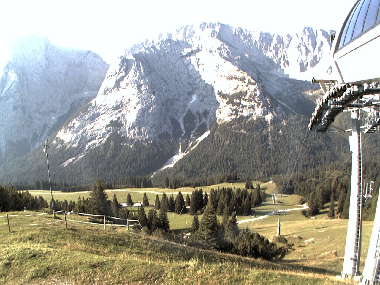 Archiv Foto Webcam Bergstation Sesselbahn Gaistal, Ehrwalder Alm