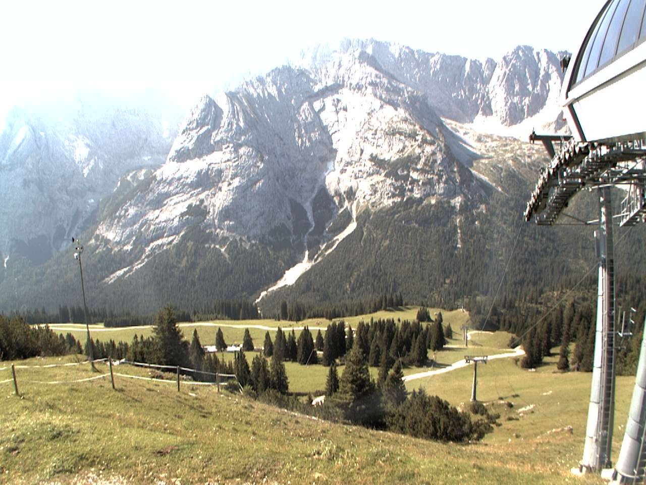 Archiv Foto Webcam Bergstation Sesselbahn Gaistal, Ehrwalder Alm