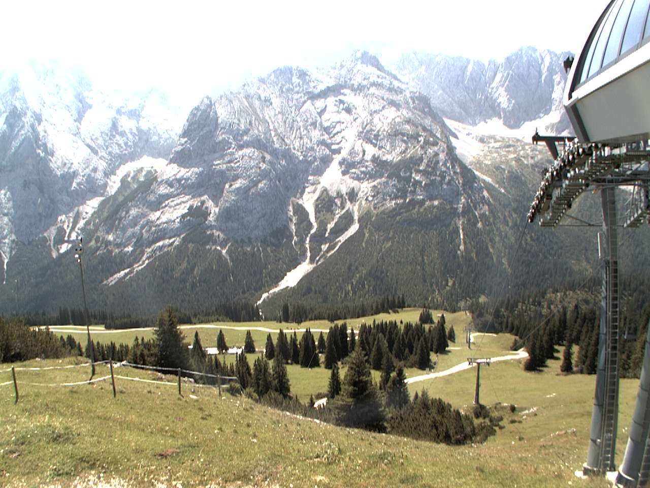 Archiv Foto Webcam Bergstation Sesselbahn Gaistal, Ehrwalder Alm