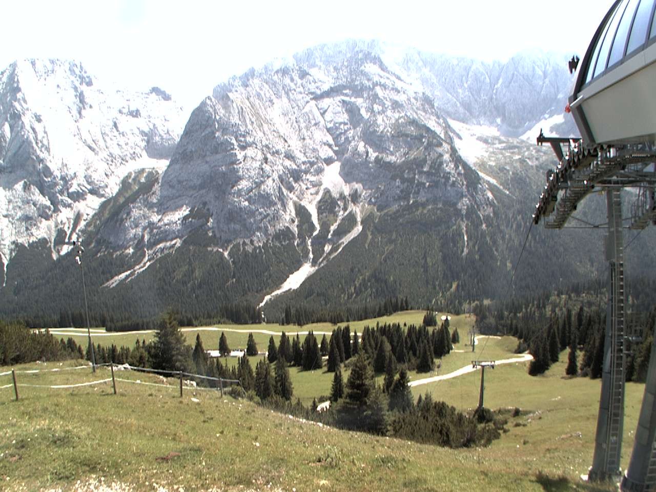 Archiv Foto Webcam Bergstation Sesselbahn Gaistal, Ehrwalder Alm