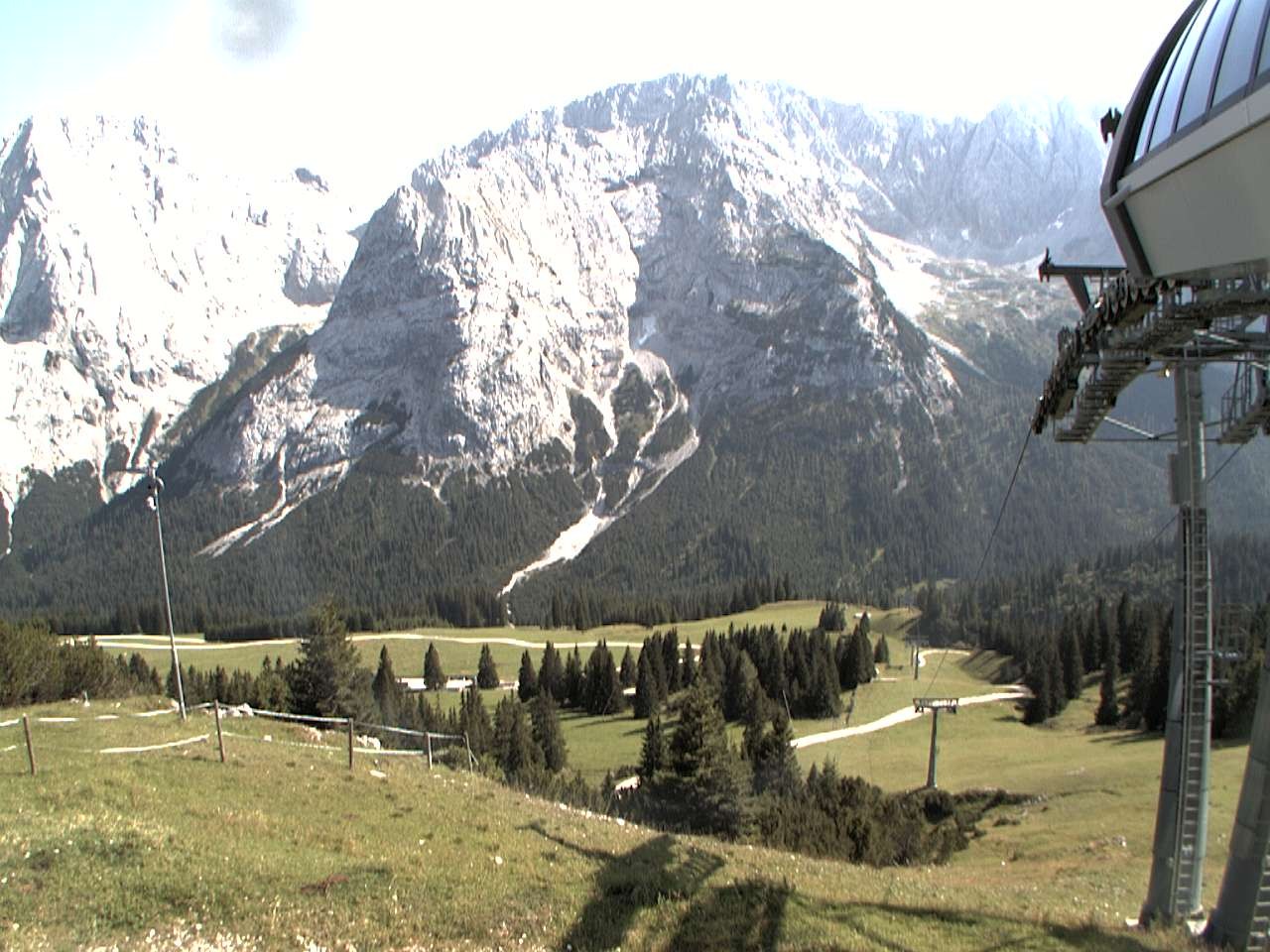 Archiv Foto Webcam Bergstation Sesselbahn Gaistal, Ehrwalder Alm
