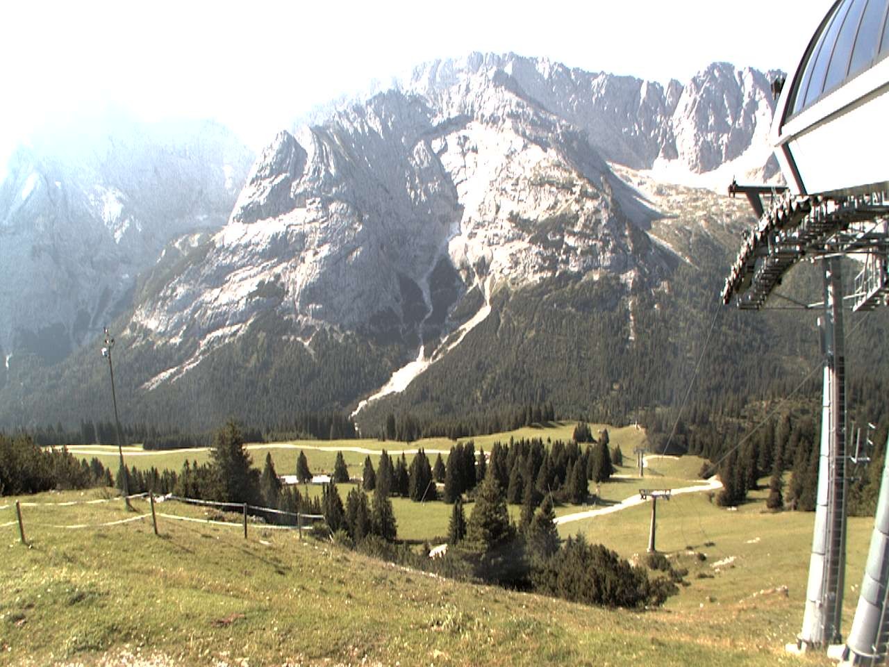 Archiv Foto Webcam Bergstation Sesselbahn Gaistal, Ehrwalder Alm
