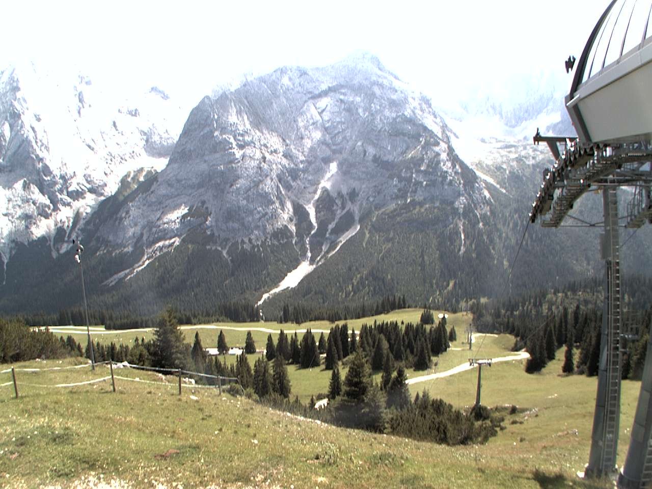Archiv Foto Webcam Bergstation Sesselbahn Gaistal, Ehrwalder Alm