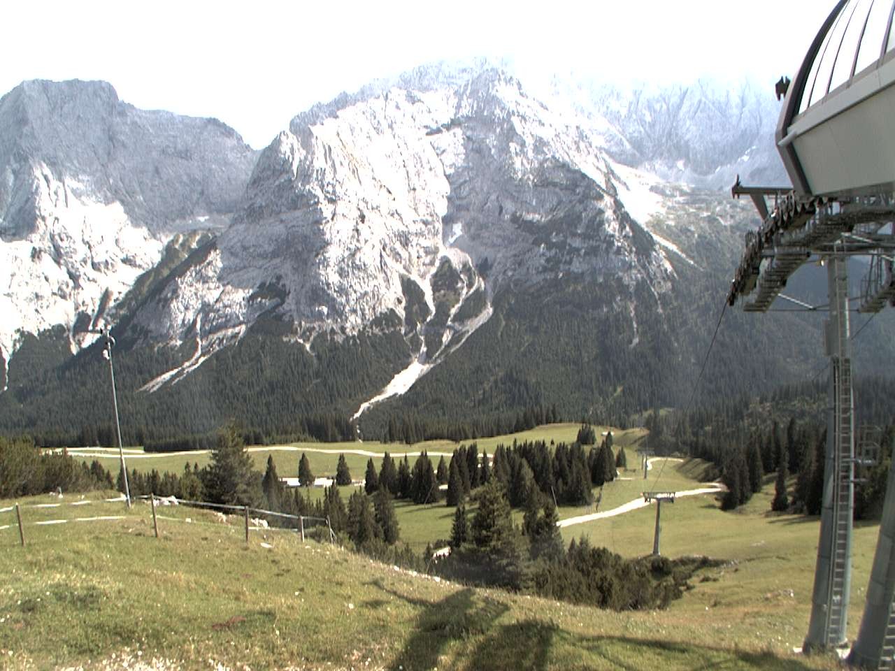 Archiv Foto Webcam Bergstation Sesselbahn Gaistal, Ehrwalder Alm