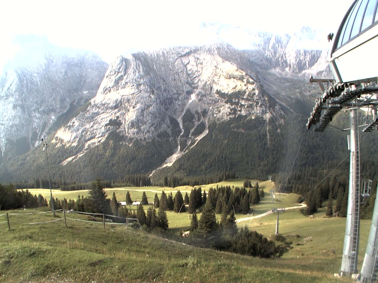 Archiv Foto Webcam Bergstation Sesselbahn Gaistal, Ehrwalder Alm