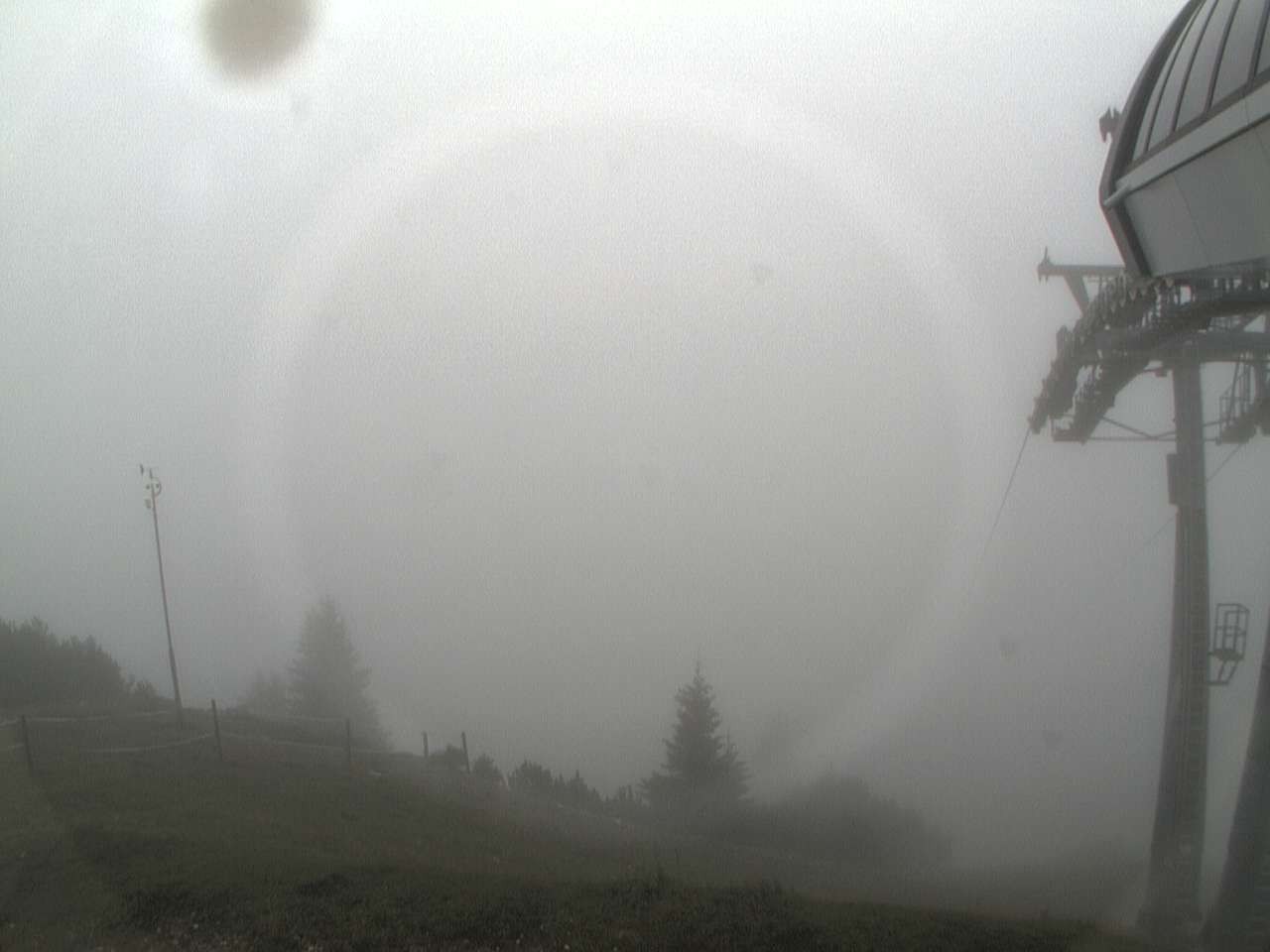 Archived image Webcam mountain station chairlift "Gaistal", "Ehrwalder Alm"