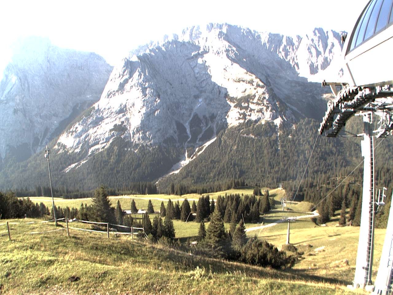 Archiv Foto Webcam Bergstation Sesselbahn Gaistal, Ehrwalder Alm